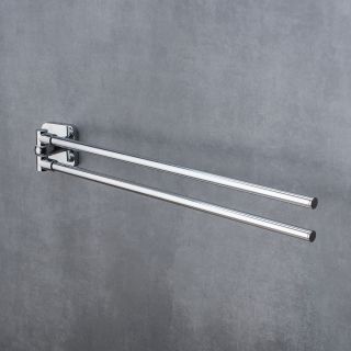 Поворотный полотенцедержатель РМС A1124-2 двойной хром